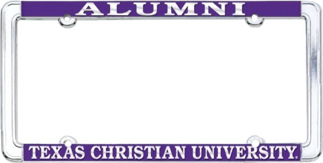 Texas Christian University Alumni License Plate Frame