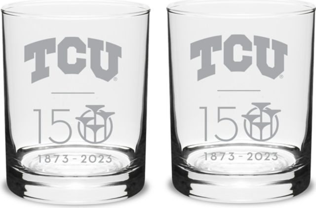 TCU 150 Years - Set of 2 - 14 oz DOF - ONLINE ONLY