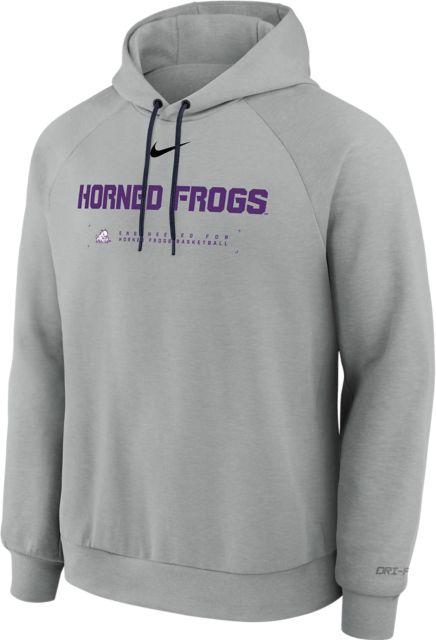 Texas Christian University Horned Frogs Basketball Practice Hooded Sweatshirt