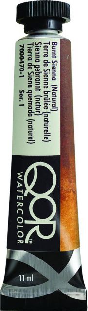 Qor Watercolor 11mL Burnt Sienna Natural