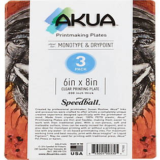 Akua Printing Plates 3-Pack 6 x 8 3/Pkg.