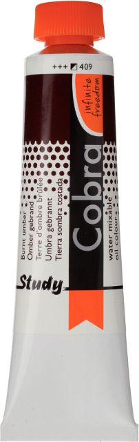 COBRA STUDY WATER MIXABLE OIL 40ML BT UMBER