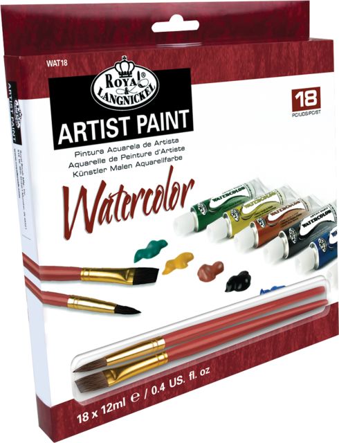 WATERCOLOR ARTST 12ML 18 COLOR SET