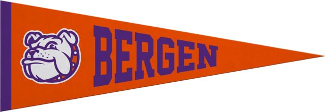 Bergen Community College Bulldogs 5x15 Pennant