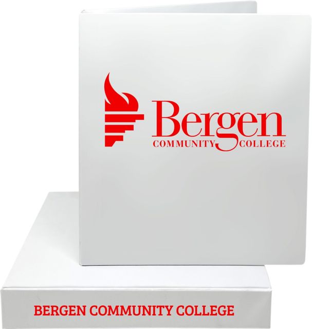 Bergen Community College 1.5'' Vinyl Binder