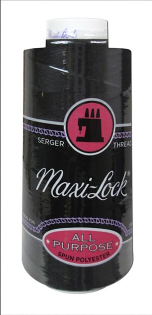 A&E Maxi Lock Thread 3000yd Black