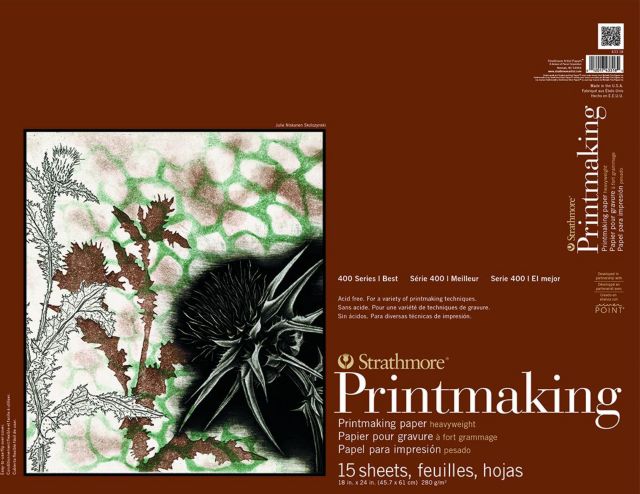 PRINTMAKING 400 HEAVY WEIGHT PAD 18X24 15 SHEETS