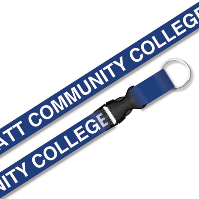 Pratt Community College Lanyard with Buckle