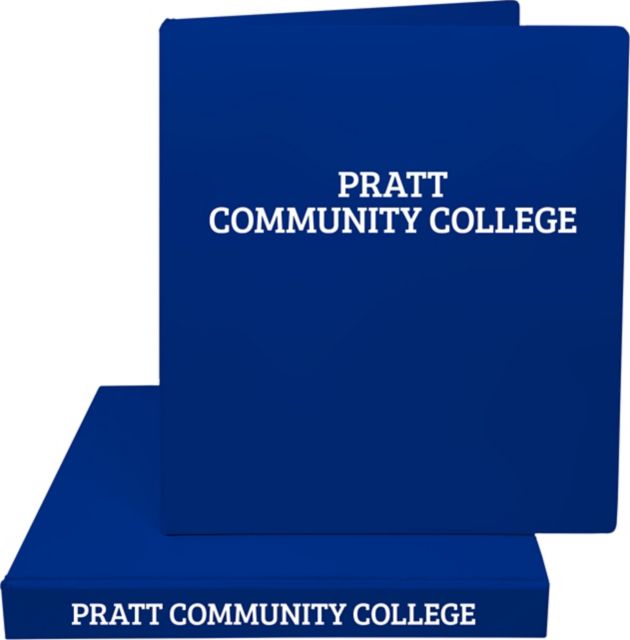 Pratt Community College 1'' Vinyl Binder