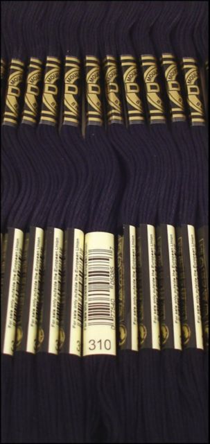 DMC Six Strand Embr. Floss Black