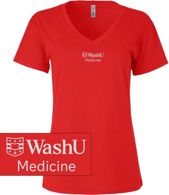 WashU School of Medicine in St. Louis Chainstitch Women's Short Sleeve T-Shirt