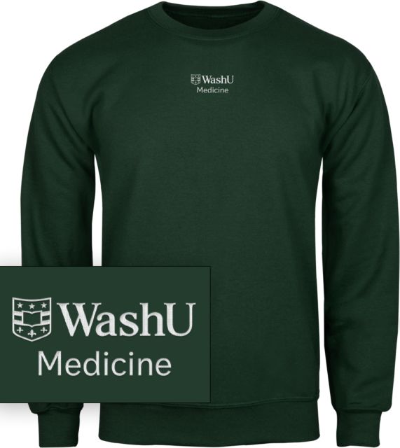 WashU School of Medicine in St. Louis Chainstitch Crewneck Sweatshirt