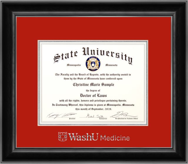 Washington University School of Medicine in St. Louis 8.5x11 Classic Diploma Frame