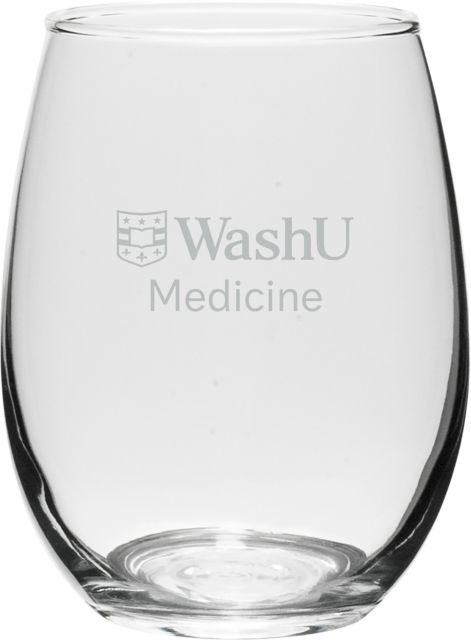 Washington University School of Medicine in St. Louis 15 oz. Wine Glass