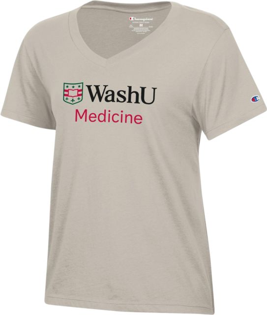 Washington University School of Medicine in St. Louis Women's V-Neck Short Sleeve T-Shirt