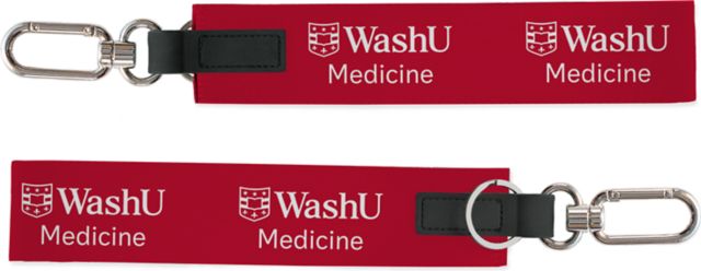 WashU School of Medicine in St. Louis Carabiner Strap Keychain