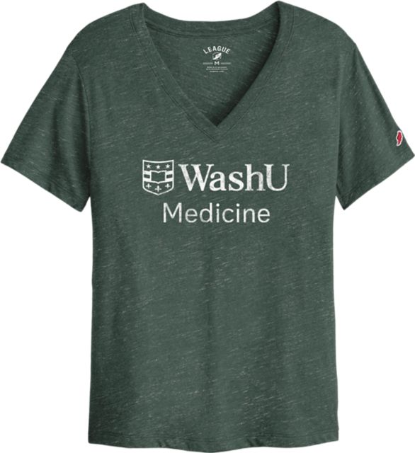 Washington University School of Medicine in St. Louis Women's V-Neck Short Sleeve T-Shirt