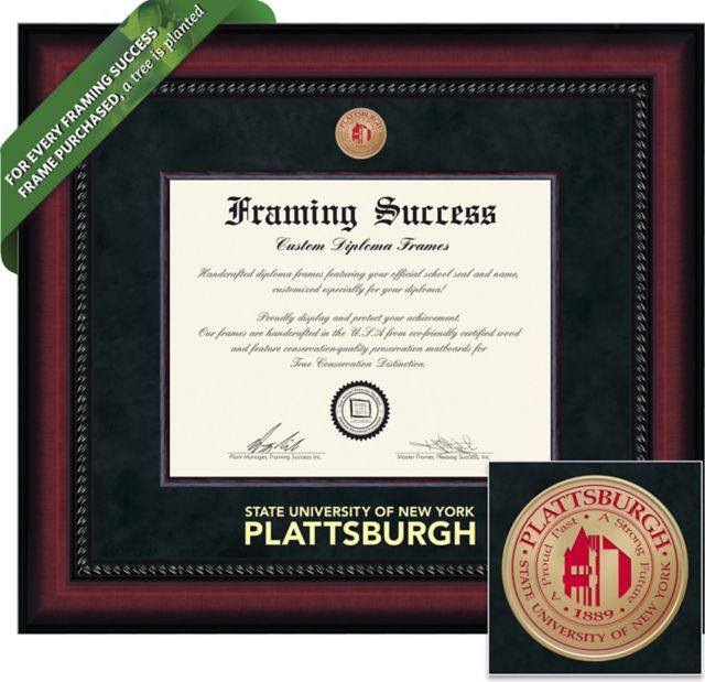 SUNY Plattsburgh 8'' x 10'' Diploma