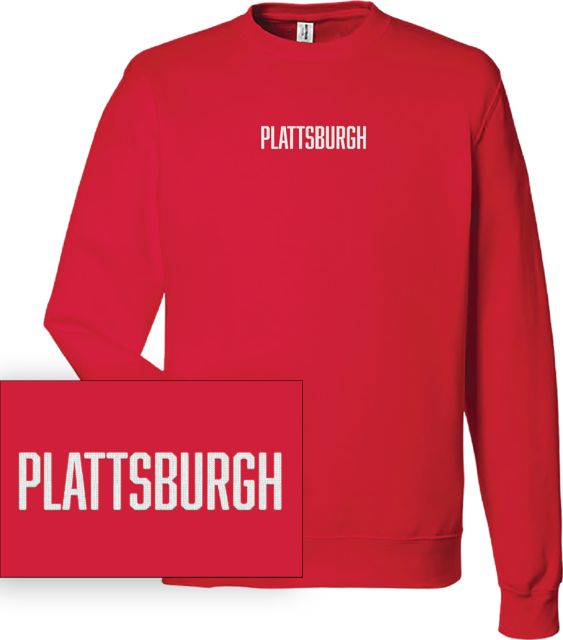 SUNY Plattsburgh Chainstitch Crewneck Sweatshirt