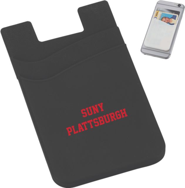 SUNY Plattsburgh Silicone Card Wallet