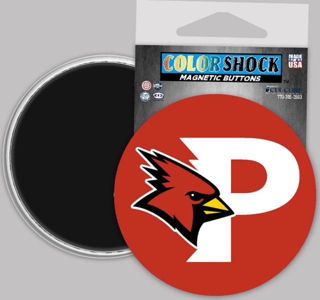 SUNY Plattsburgh Cardinals 3" Button Magnet
