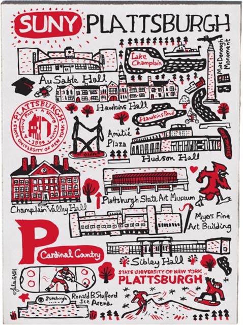 SUNY Plattsburgh Julia Gash Jumbo Magnet