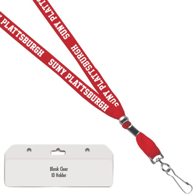 SUNY Plattsburgh Card Dispenser Lanyard