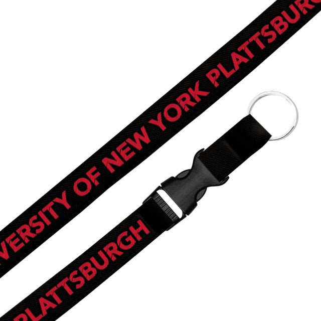 SUNY Plattsburgh .75 Woven Lanyard