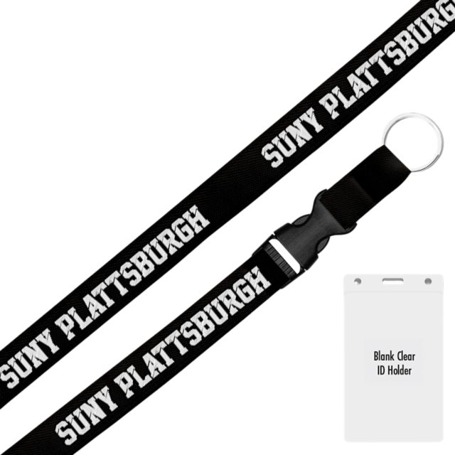SUNY Plattsburgh 3-4'' Lanyard