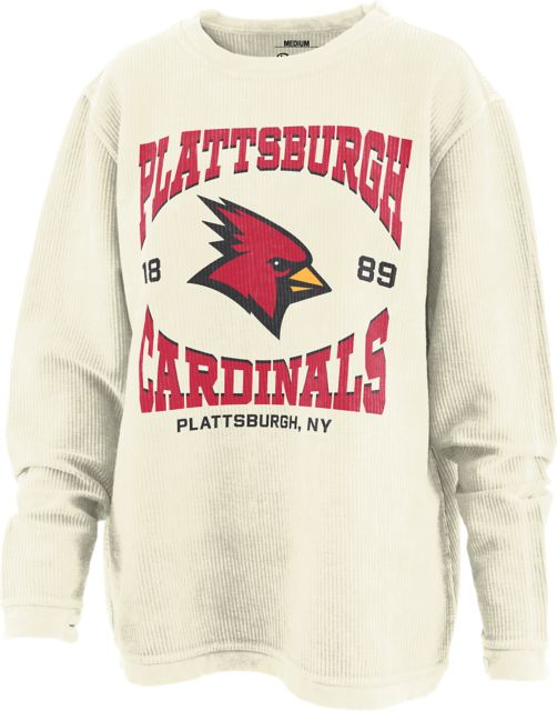 SUNY Plattsburgh Women's Corded Crewneck Sweatshirt