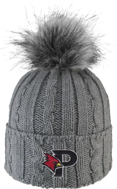 SUNY Plattsburgh Women's Fur Pom Beanie