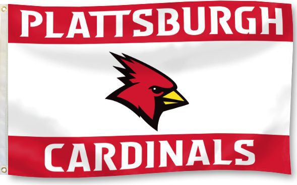 SUNY Plattsburgh Cardinals 3' x 5' Durawave Flag