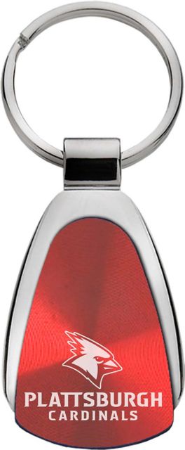 SUNY Plattsburgh Teardrop Keychain