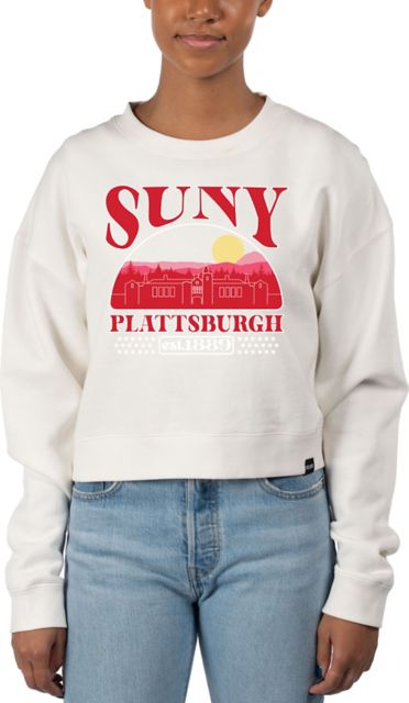 SUNY Plattsburgh Women's Cropped Crewneck