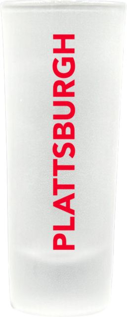 SUNY Plattsburgh Frosted Collector's Glass