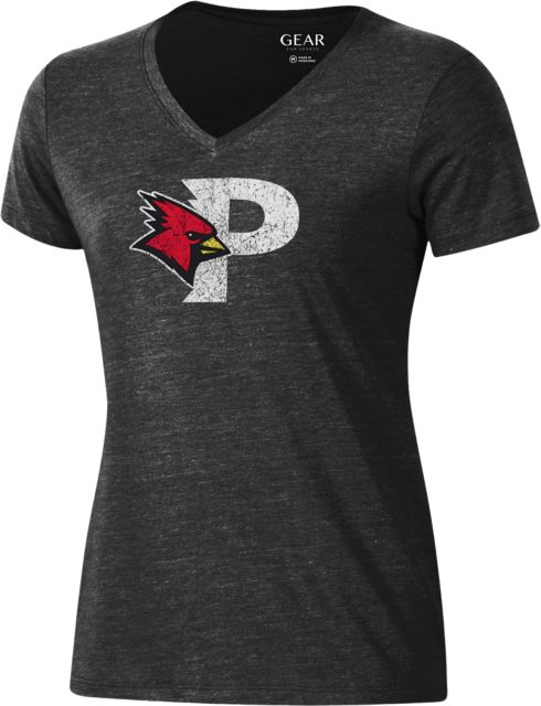 SUNY Plattsburgh Cardinals Women's Triblend V-Neck Short Sleeve T-Shirt