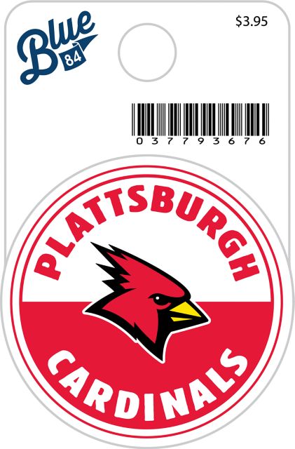 SUNY Plattsburgh Cardinals Mini Sticker