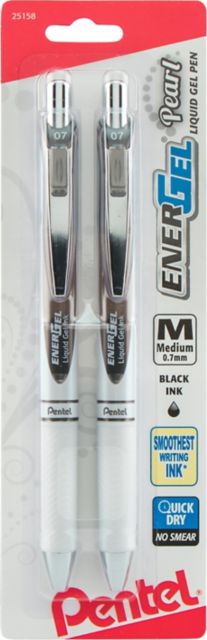 EnerGel Pearl provides a smooth writing experience. No smears, no smudges  and noglobs. Latex-free grip. Refillable.: Clackamas Community College