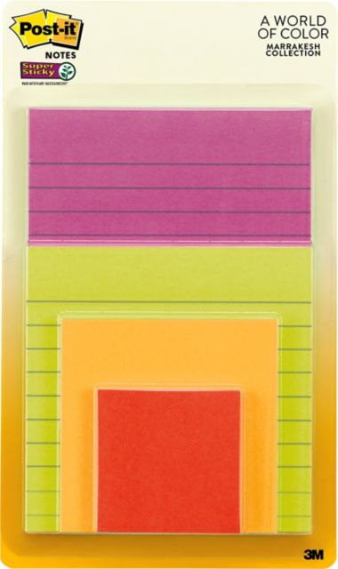 Post-it Super Sticky Notes 4 Pads/Pack
