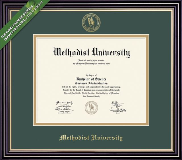 Methodist University 11x14 Prestige Diploma Frame