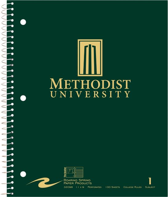 Methodist University Notebook 100-Sheet