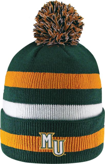 Methodist University Knit Cuff Pom Hat
