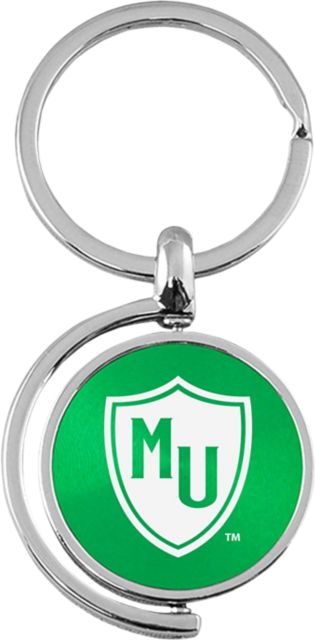 Methodist University Spinner Key Tag