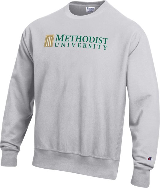Methodist University Reverse Weave Crewneck Sweatshirt
