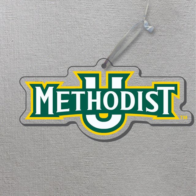 Methodist University 3" x 4" Plexiglass Ornament