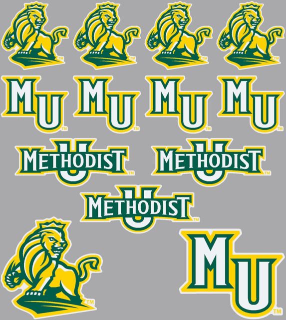Methodist University Sticker Sheet