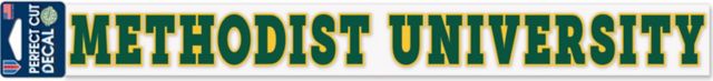 Methodist University 2'' x 17'' Perfect Cut Decal