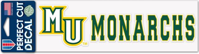 Methodist University 3'' x 10'' Perfect Cut Decal