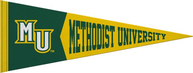 Methodist University 9x24 Pennant
