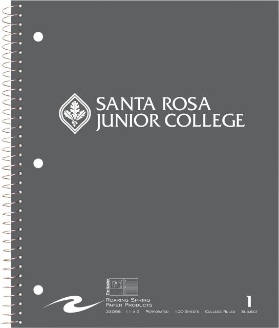 Santa Rosa Junior College Notebook 100-Sheet